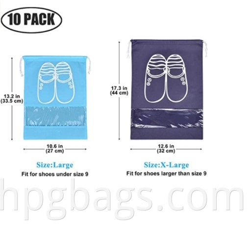 Portable Travel Shoe Pouch For Packing